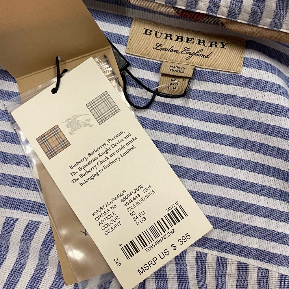 Burberry button down blouse - Picture 9 of 9
